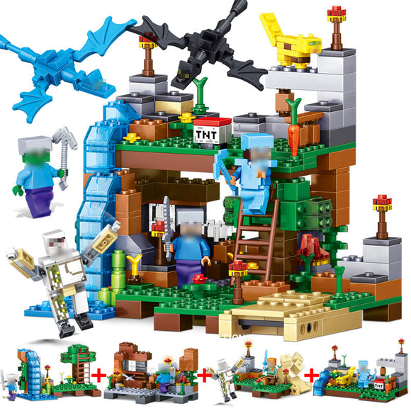 Minecraft Building Lego like Blocks (378 pcs & 4 in 1)-TopOnlineBargains.Com