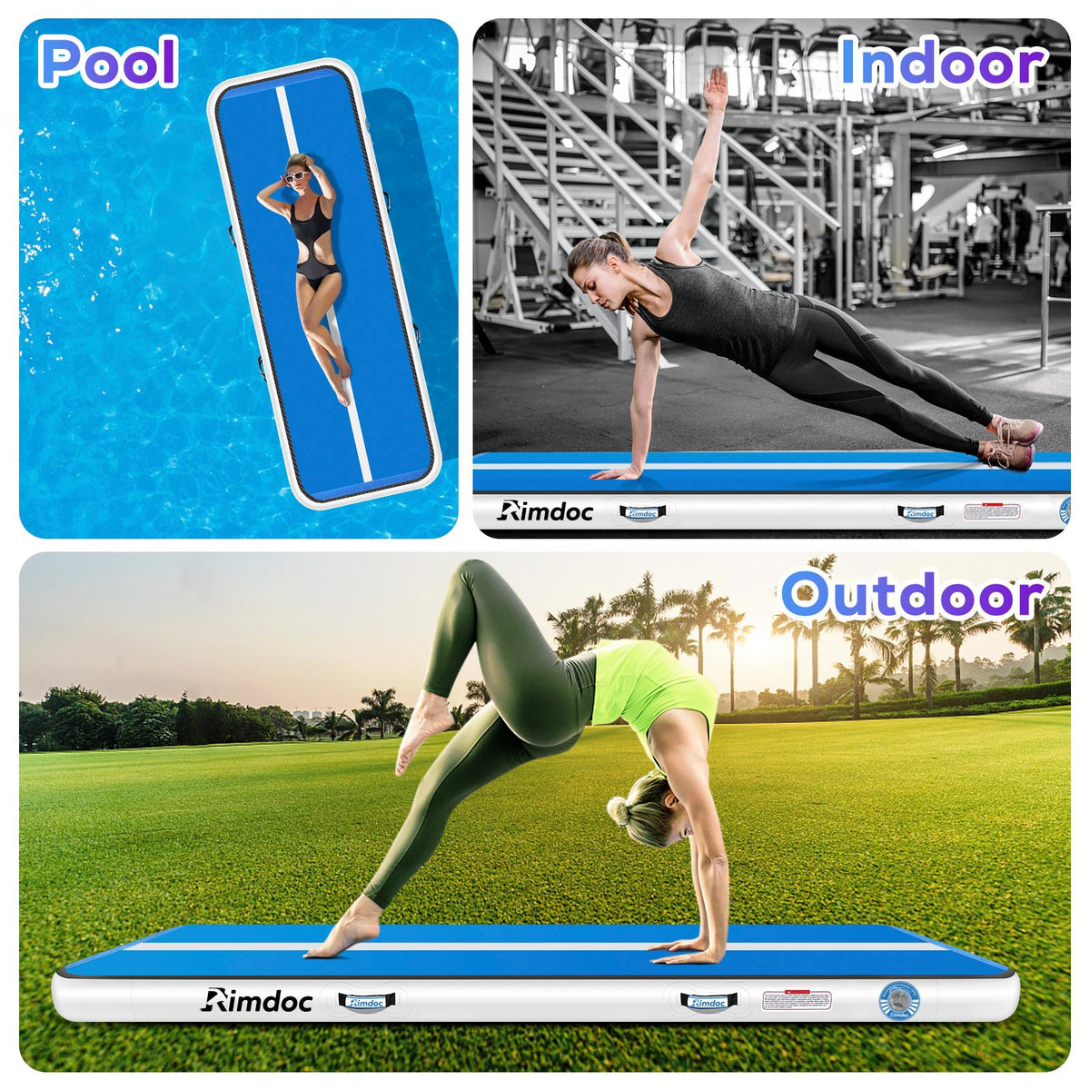 Inflatable Gymnastics & Yoga Mat | High Quality Deals