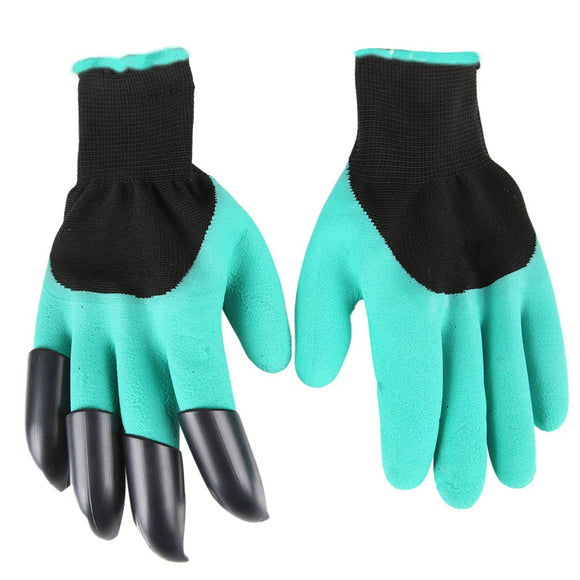 Garden Gloves for Digging & Planting with 4 ABS Plastic Claws-TopOnlineBargains.Com