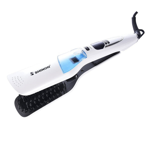 Steam Brush Hair Straightener-TopOnlineBargains.Com
