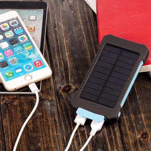 Portable Solar 20000mAh Double USB Solar charger External Battery-TopOnlineBargains.Com