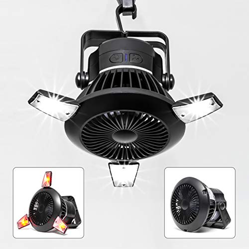 Solar Rechargeable Light and Fan-TopOnlineBargains.Com