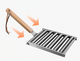 Stainless Steel Grill Roller