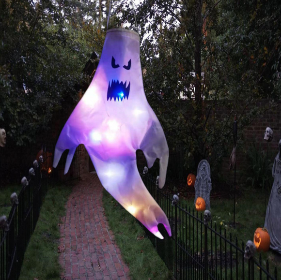 Hanging LED Ghost Decoration