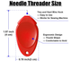 Sewing Tools & Accessory - 2x Oval Threader