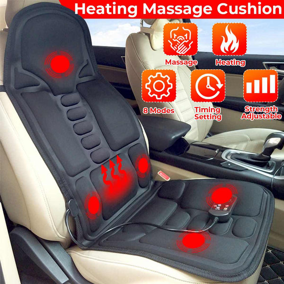 Portable Heating Vibrating Back Massager (Powered by Car or Home)-TopOnlineBargains.Com