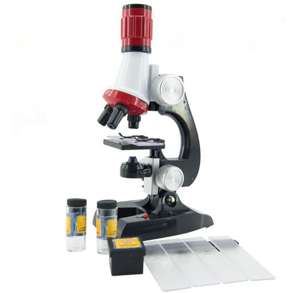 Kids Educational Microscope Kit 100-1200X Magnification-TopOnlineBargains.Com
