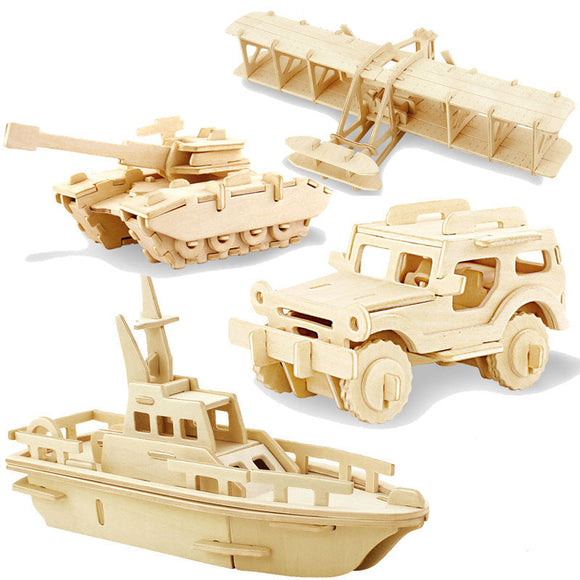 Wood Model Set Puzzles-TopOnlineBargains.Com