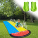 Dual Lane Slip 'N Slide with 2 Inflatable Sleds-TopOnlineBargains.Com