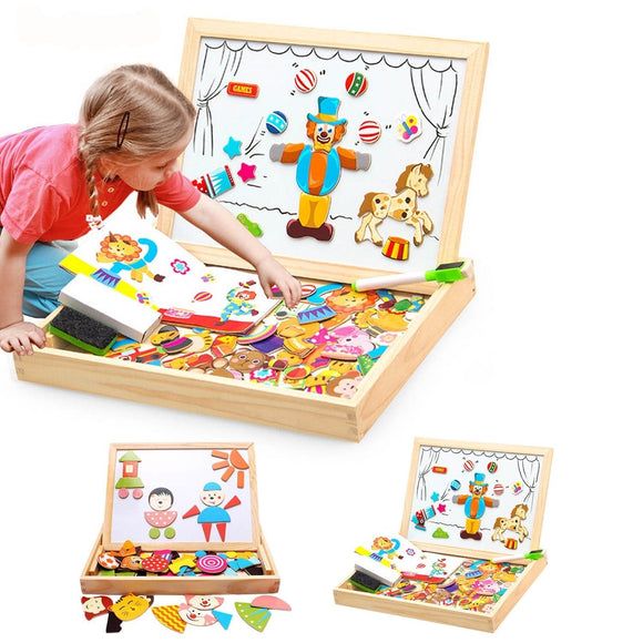 Wooden Magnetic Jigsaw Puzzles Games-TopOnlineBargains.Com