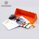 COLOSSEIN Orange Label Classic Fashion Men Sunglasses Metal Square Frame Polarized-TopOnlineBargains.Com