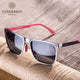 COLOSSEIN Orange Label Classic Fashion Men Sunglasses Metal Square Frame Polarized-TopOnlineBargains.Com