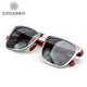 COLOSSEIN Orange Label Classic Fashion Men Sunglasses Metal Square Frame Polarized-TopOnlineBargains.Com