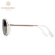 COLOSSEIN Women Sunglasses Vintage Pilot Coating Glasses With Metal Frame-TopOnlineBargains.Com