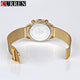 Curren Men Quartz Watch with Gold Mesh Strap-TopOnlineBargains.Com