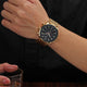 Curren Men Quartz Watch with Gold Mesh Strap-TopOnlineBargains.Com