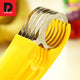 Stainless Steel Banana Fruit, vegetable and sausage slicer-TopOnlineBargains.Com