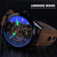 Men's Casual Sport Skeleton Watch-TopOnlineBargains.Com