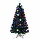 Fiber Optic Artificial Christmas Tree w/Multi-Color Lights-TopOnlineBargains.Com