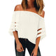 Womens Off Shoulder Mesh Blouse-TopOnlineBargains.Com