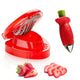 Stainless Steel Strawberry Slicer & Berry Stem huller-TopOnlineBargains.Com