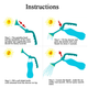 Shower Flower Watering Bottle-TopOnlineBargains.Com
