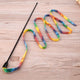 Pet Cat Toy Rainbow Stripe Cloth Feather Tease-TopOnlineBargains.Com