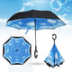 Windproof Reverse Folding Double Layer Inverted Umbrella w/ C-Hook-TopOnlineBargains.Com
