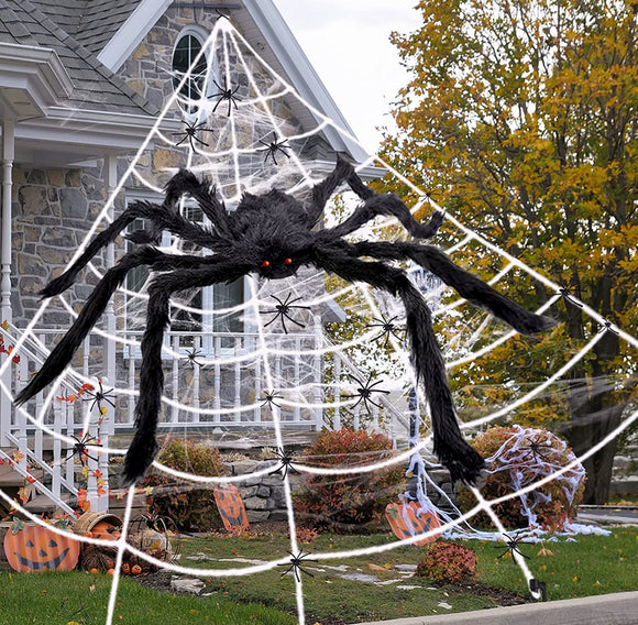 Oversized Spooky Spider Decoration-TopOnlineBargains.Com