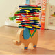 Wood Elephant Balance Beam Game-TopOnlineBargains.Com