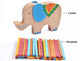 Wood Elephant Balance Beam Game-TopOnlineBargains.Com