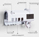 Solar Powered UV Cleaning Toothbrush Holder & Dispenser-TopOnlineBargains.Com