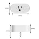 Smart Plug Wi-Fi Enabled Outlet w/ Alexa Echo & Google Home Compatible Control Remotely and No Hub Required-TopOnlineBargains.Com