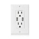 USB Wall Socket Plug 4.8A High Speed Wall Outlet-TopOnlineBargains.Com