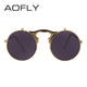 VINTAGE STEAMPUNK Sunglasses round Designer Metal OCULOS-TopOnlineBargains.Com