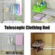 Expandable Clothing Rod (2.3FT expandable to 3.9FT)-TopOnlineBargains.Com