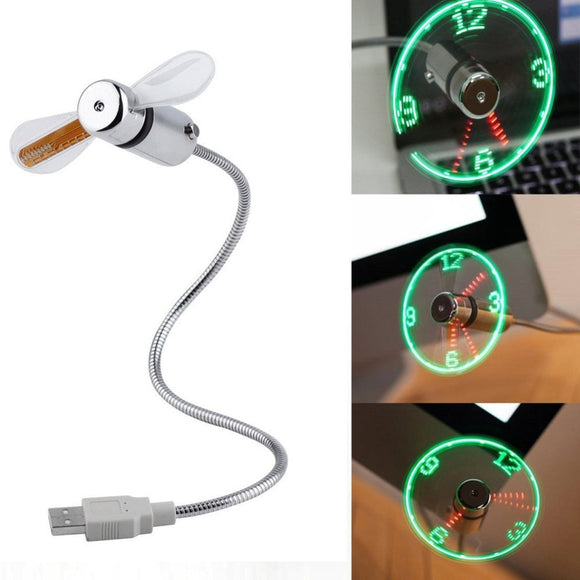 High Tech USB Fan with Time-TopOnlineBargains.Com