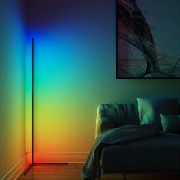 Floor Lamps - Dimming Rainbow Corner Lamp With Remote