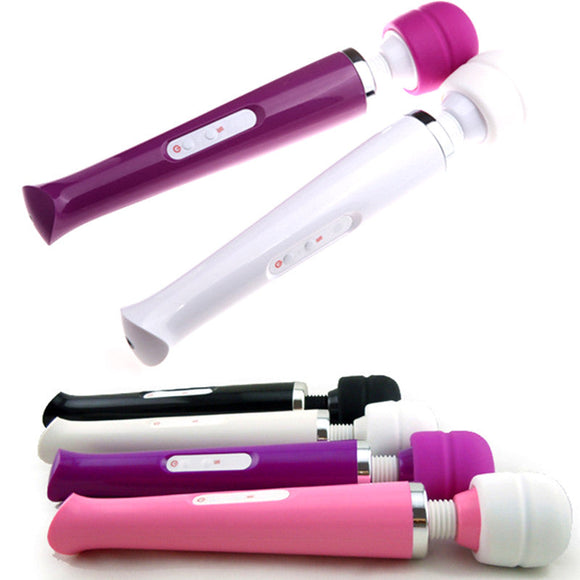 USB Rechargeable 8 Speed Powerful Vibration Massager Wand-TopOnlineBargains.Com