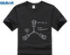 Fashion Short Sleeve T Shirt-Back to the Future Cult Film-Flux Capacitor-TopOnlineBargains.Com