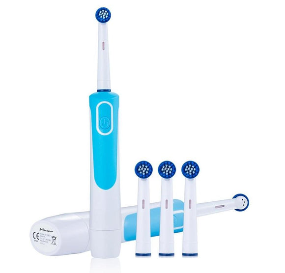 Electric Ultrasonic Tooth Brush Rotating Rechargeable-TopOnlineBargains.Com