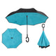 Windproof Reverse Folding Double Layer Inverted Umbrella w/ C-Hook-TopOnlineBargains.Com