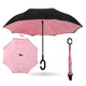 Windproof Reverse Folding Double Layer Inverted Umbrella w/ C-Hook-TopOnlineBargains.Com