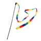 Pet Cat Toy Rainbow Stripe Cloth Feather Tease-TopOnlineBargains.Com