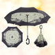 Windproof Reverse Folding Double Layer Inverted Umbrella w/ C-Hook-TopOnlineBargains.Com