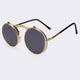 VINTAGE STEAMPUNK Sunglasses round Designer Metal OCULOS-TopOnlineBargains.Com