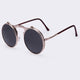VINTAGE STEAMPUNK Sunglasses round Designer Metal OCULOS-TopOnlineBargains.Com