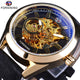 Men's Casual Sport Skeleton Watch-TopOnlineBargains.Com