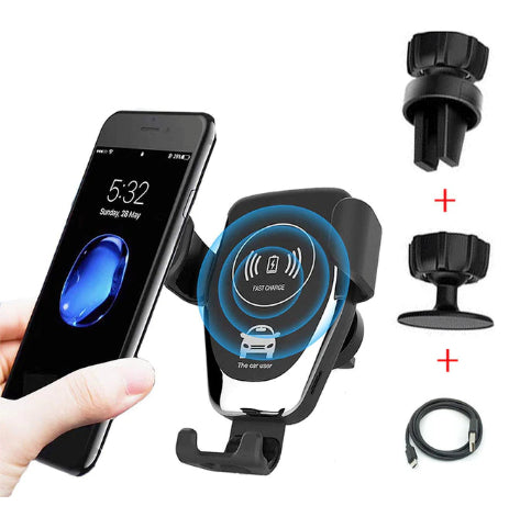 Wireless Car Phone Charger-TopOnlineBargains.Com