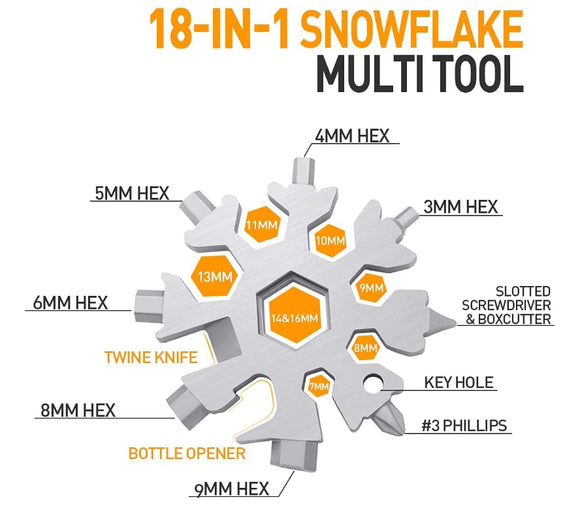 SnowFlake multitool-TopOnlineBargains.Com